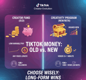 TikTok Creativity Program vs. Creator Fund