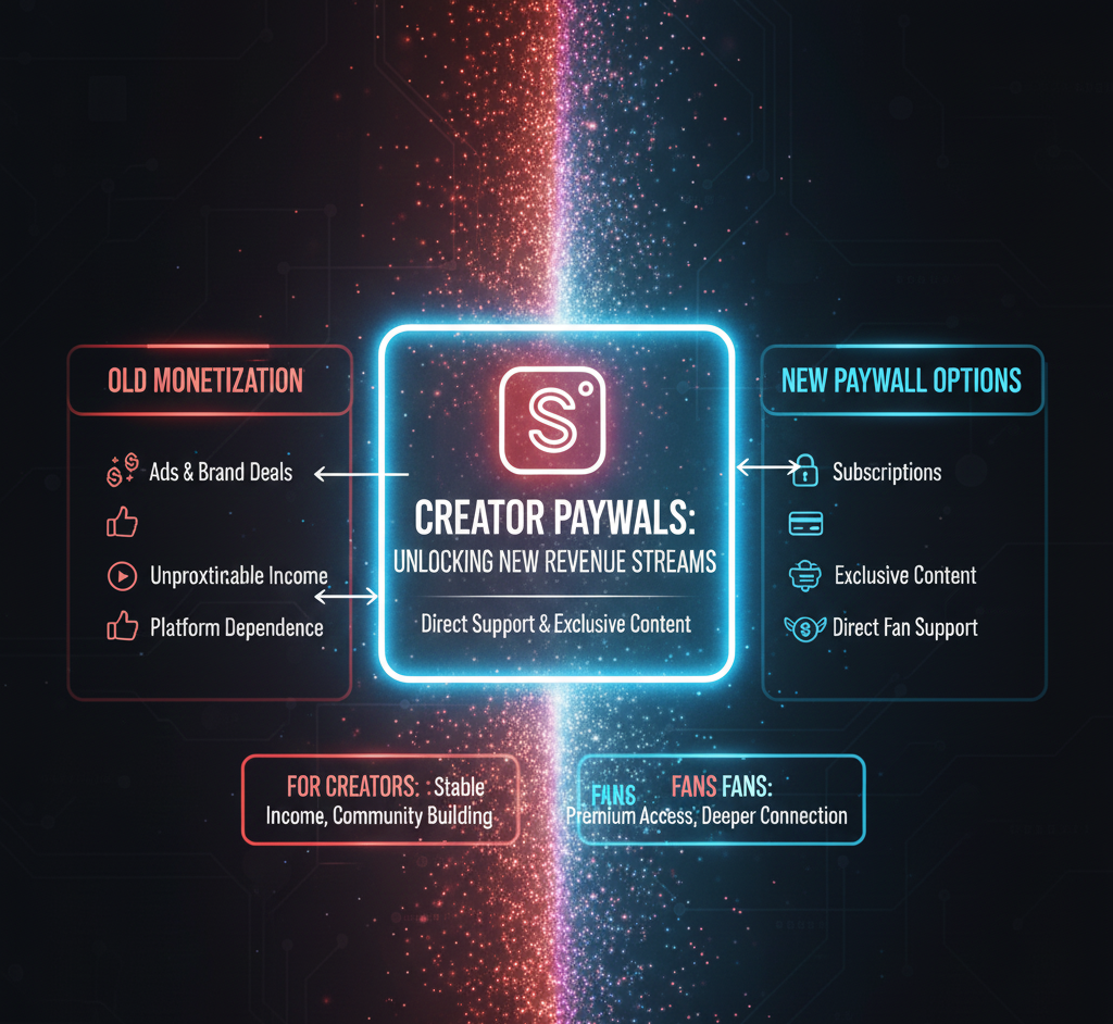 Social Media Platforms Adding Paywall Options for Creators