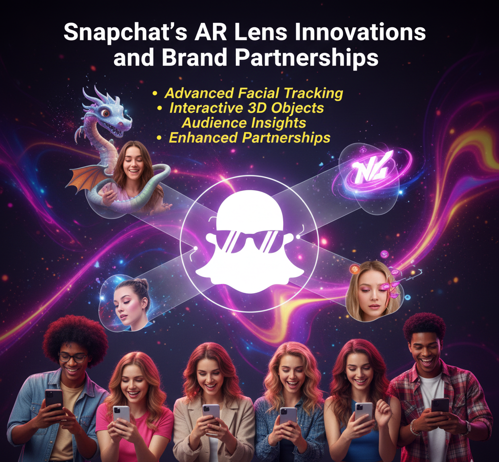Snapchat’s AR Lens Innovations and Brand Partnerships