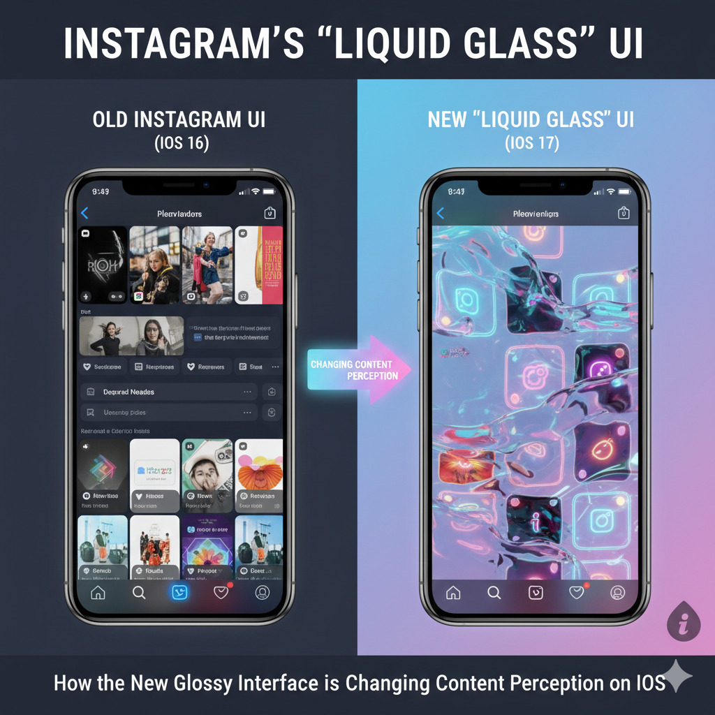 Instagram’s "Liquid Glass" UI: How the New Glossy Interface is Changing Content Perception on iOS