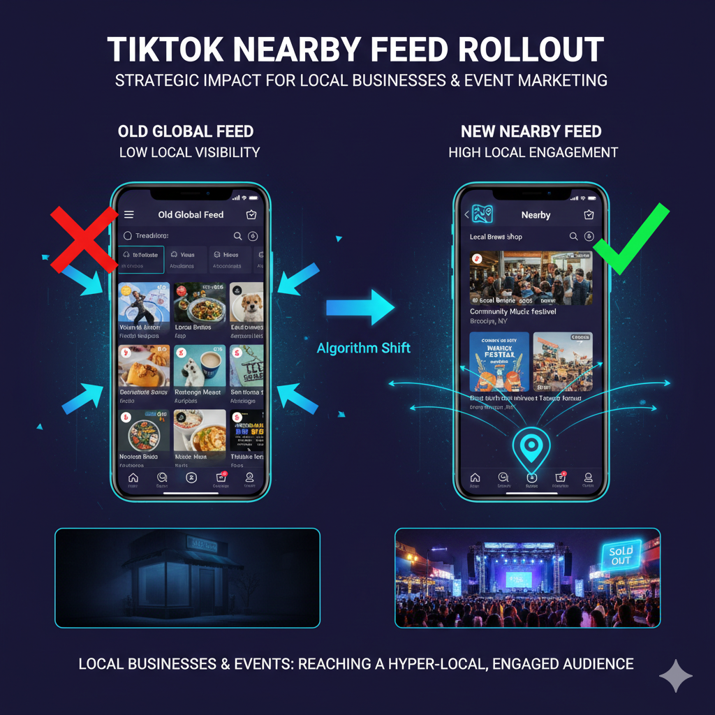 TikTok Nearby Feed Rollout: The Strategic Impact for Local Businesses and Event Marketing