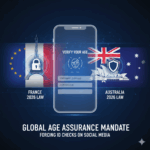 The Global Age Assurance Mandate: How France and Australia’s 2026 Laws are Forcing ID Checks on Social Media
