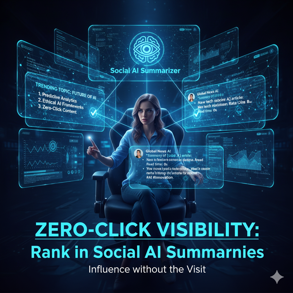 Zero-Click Visibility: How to Rank in Social AI Summaries Without Getting a Website Visit