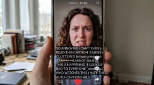 Fixing TikTok Auto-Caption Misalignment on Long-Form Vertical Videos